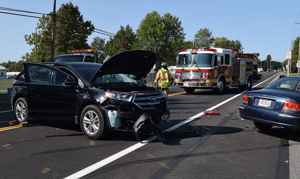 Two-vehicle crash